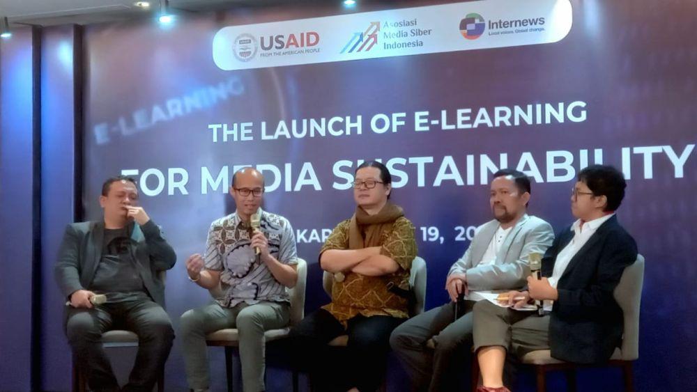 E-learning menjadi alat untuk menjawab masalah media (dok. AMSI)