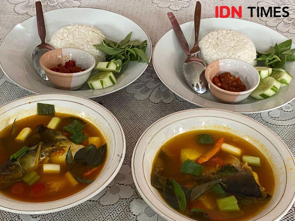 Pindang Pegagan Khas Sumsel (IDN Times/Feny Maulia Agustin)