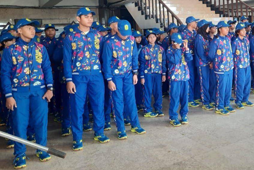 Wajah optimis para atlet pelajar untuk Popda 2023 Kalsel.