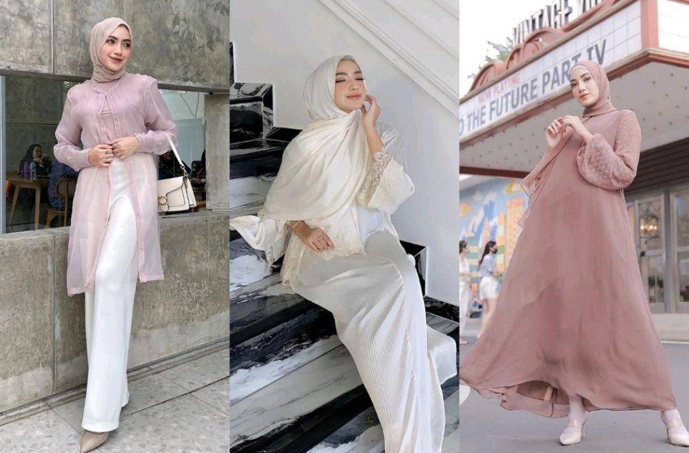 OOTD kondangan hijab (instagram.com/hadizazh)
