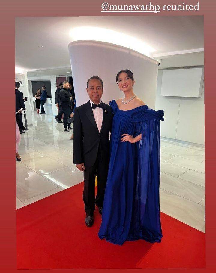 Raline Shah di Cannes 2023 (instagram.com/ralineshah)