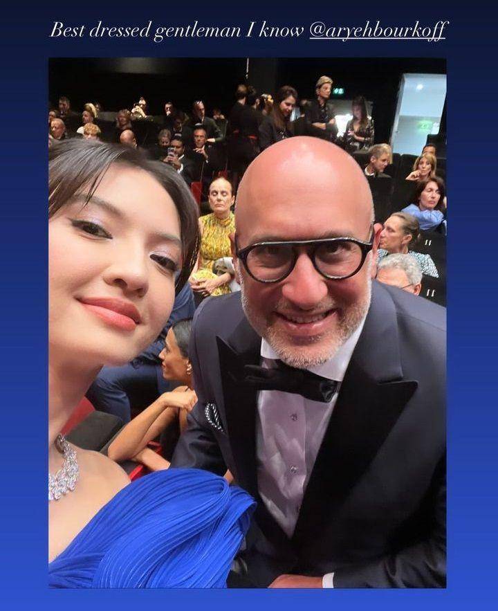 Raline Shah di Cannes 2023 (instagram.com/ralineshah)