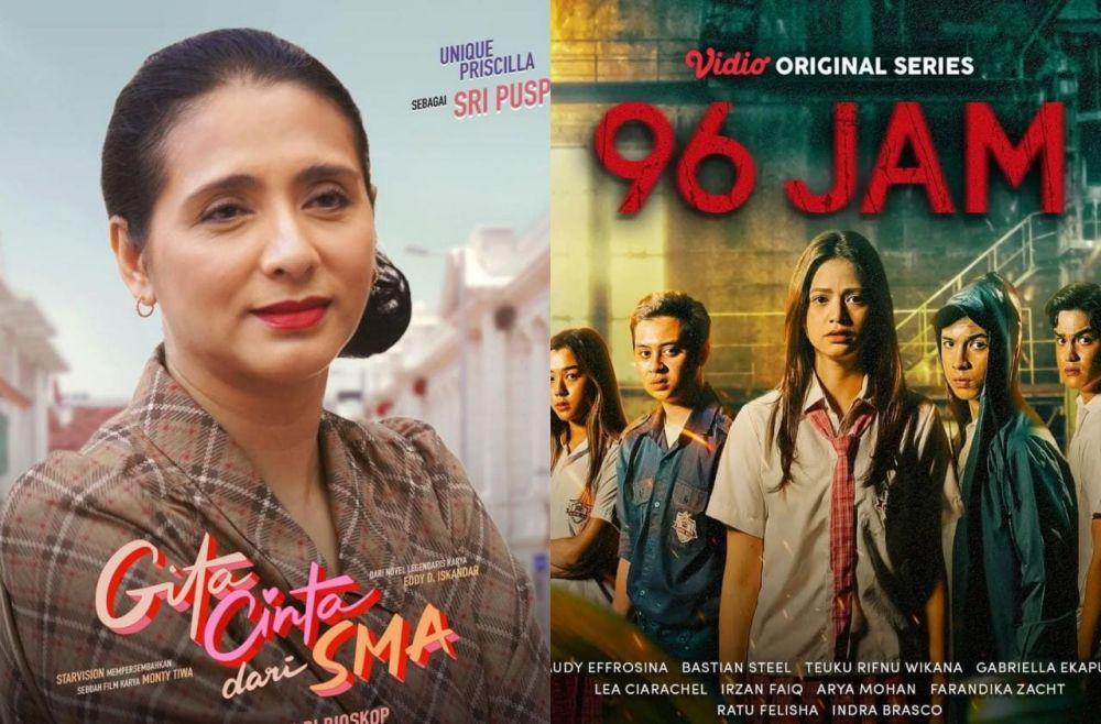 Film dan Series Unique Priscilla (dok. Sky Films / 96 Jam | dok. Starvision Plus / Gita Cinta dari SMA)