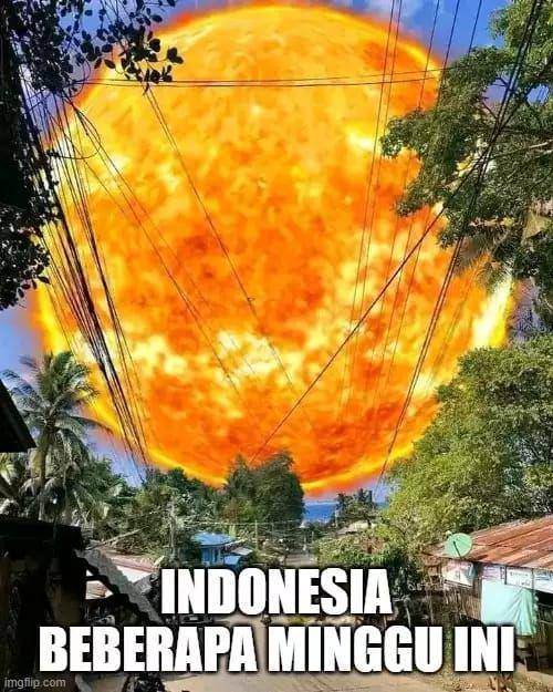 meme cuaca panas di Indonesia (twitter.com/tanyakanrl)