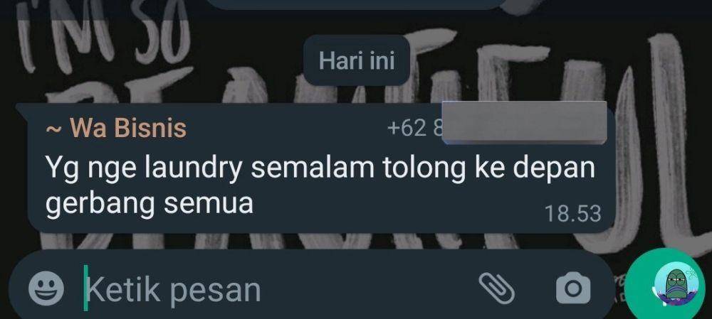 chat dikira ngegas (twitter.com/tanyakanrl)