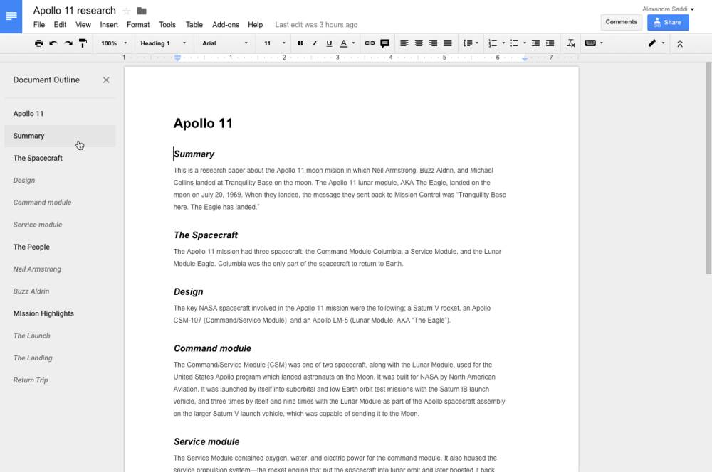 Google Docs (dok. Google)