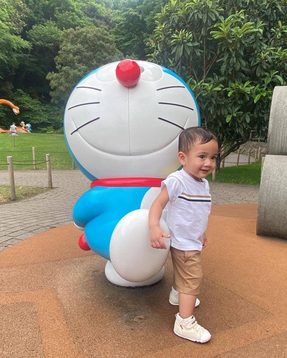 potret Rayyanza di Museum Fujiko F. Fujio (instagram.com/raffinagita1717)