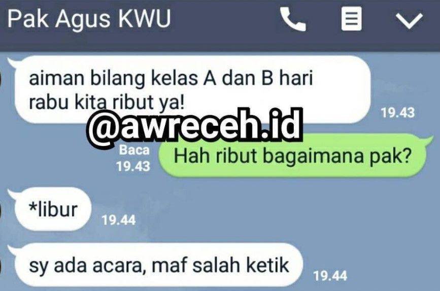 chat dikira ngegas (instagram.com/awreceh.id)