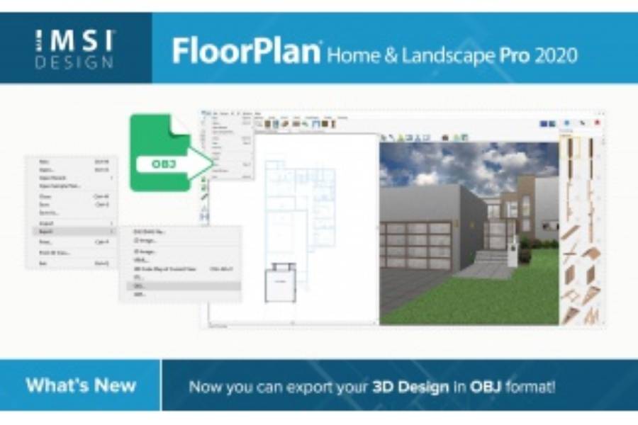 FloorPlan 2020 Home & Landscape Pro with Lightworks (dok. turbocad.com)