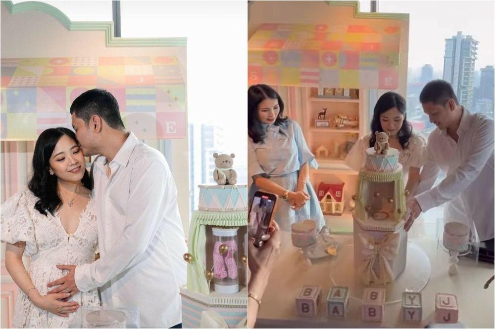 10 Potret Gender Reveal Calon Anak Pertama Jessica Tanoesoedibjo