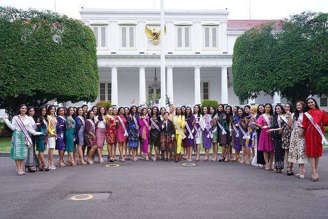 Potret Finalis Puteri Indonesia 2023 di Istana Kepresidenan (Instagram.com/officialputeriindonesia)