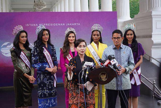 Potret Finalis Puteri Indonesia 2023 di Istana Kepresidenan (Instagram.com/officialputeriindonesia)