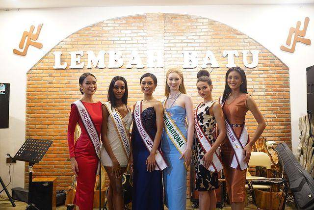 Potret Top 3 Puteri Indonesia 2023 dan Ratu Kecantikan Dunia Berkunjung ke Lampung (Instagram.com/officialputeriindonesia)