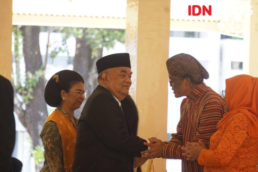 Pelantikan Sekda DIY, Beny Suharsono. (IDN Times/Herlambang Jati Kusumo)