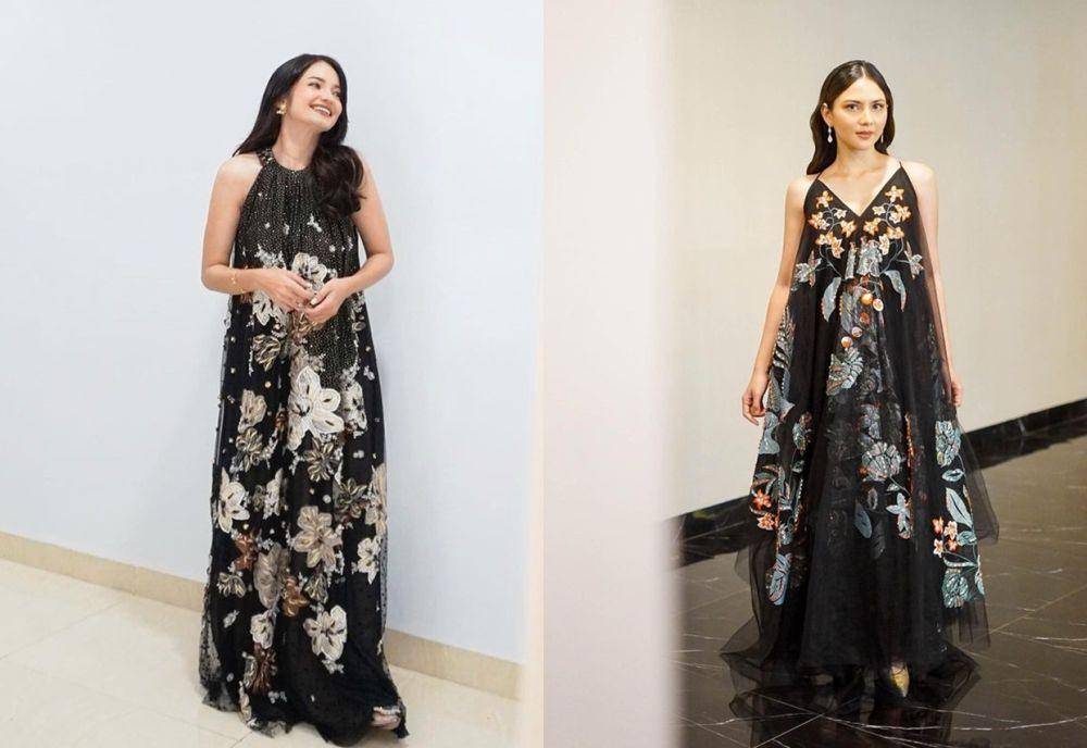 adu gaya kondangan Enzy Storia vs. Jessica Mila (instagram.com/enzystoria | instagram,com/jscmila)