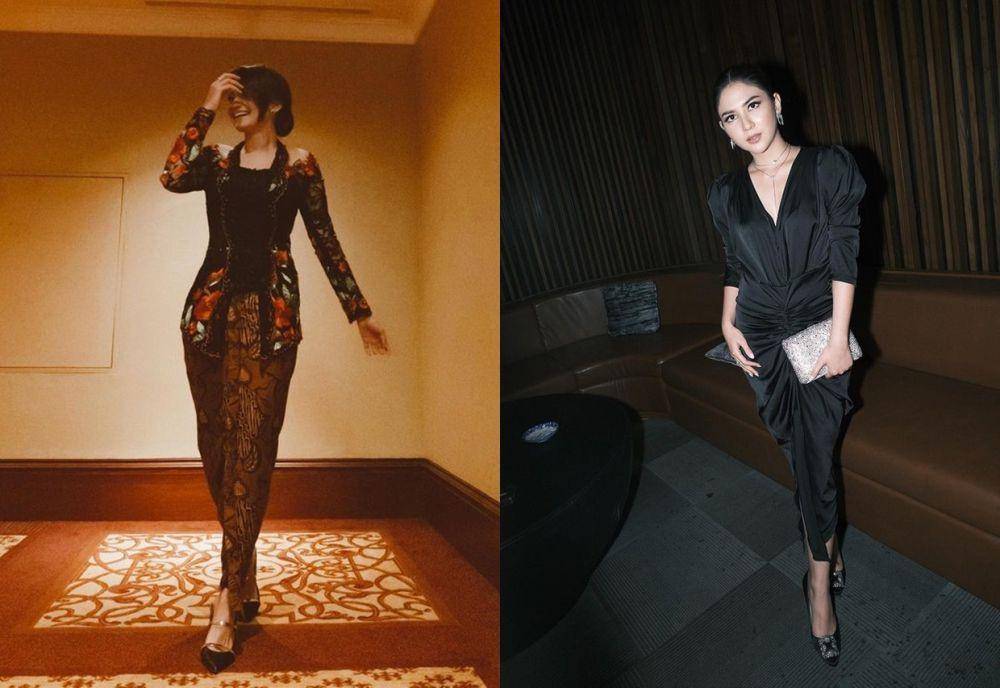 adu gaya kondangan Enzy Storia vs. Jessica Mila (instagram.com/enzystoria | instagram,com/jscmila)