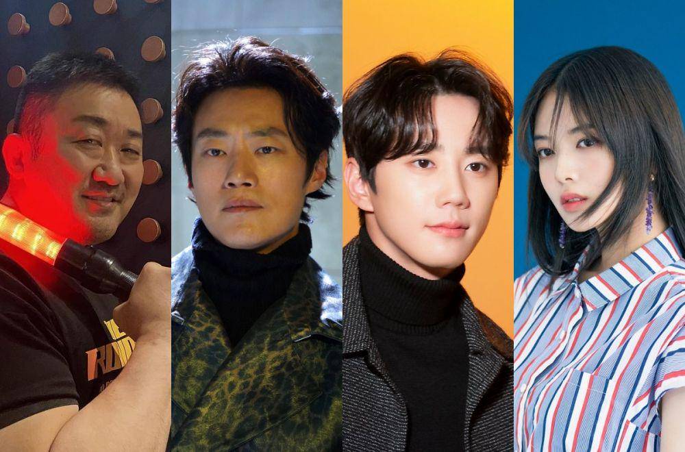 Ma Dong Seok (instagram.com/donlee) | Lee Hee Jun (post.naver.com/BH엔터테인먼트) | Lee Jun Young (post.naver.com/제이플랙스) | Roh Jeong Eui (post.naver.com/나무엑터스)