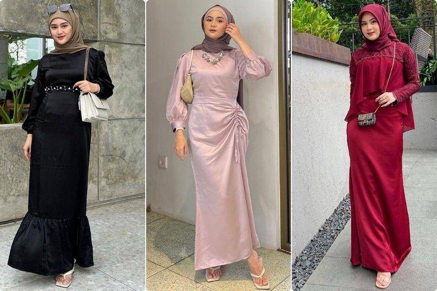 Ide dress kondangan hijab ala Alifhia Fitri (instagram.com/alifhiafitri)