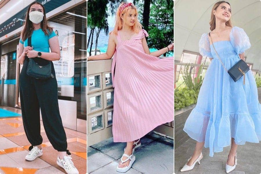 10 OOTD Hangout hingga Pesta ala Selebgram Alma Mestika, Colorfull!