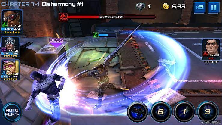 gameplay Marvel Future Fight (dok. Netmarble/Marvel Future Fight)
