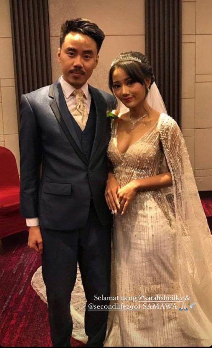 potret pernikahan Sarah Sheilka dan Andy (instagram.com/ruthcass.less)