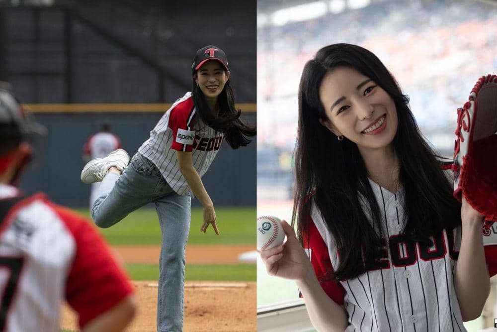 Momen Lim Ji Yeon Hadiri Pertandingan Baseball LG Twins | IDN Times
