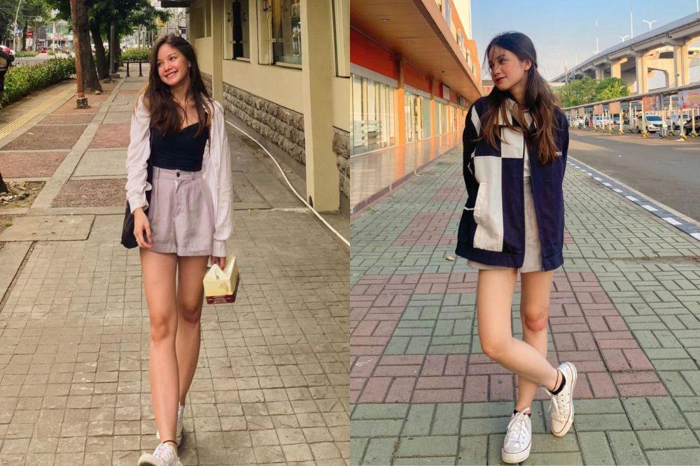8 Padu Padan Celana Pendek ala Bella Graceva, Manis buat Jalan-jalan