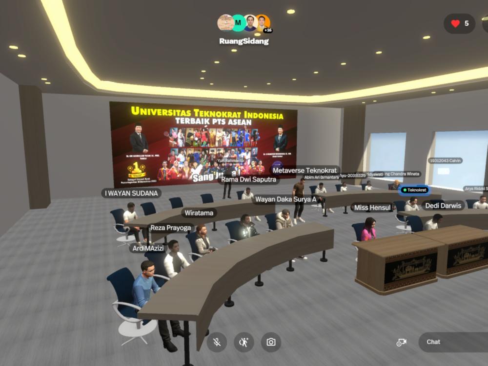 Keren! Teknokrat Klaim Kampus Pertama Dunia Sidang Skripsi Metaverse