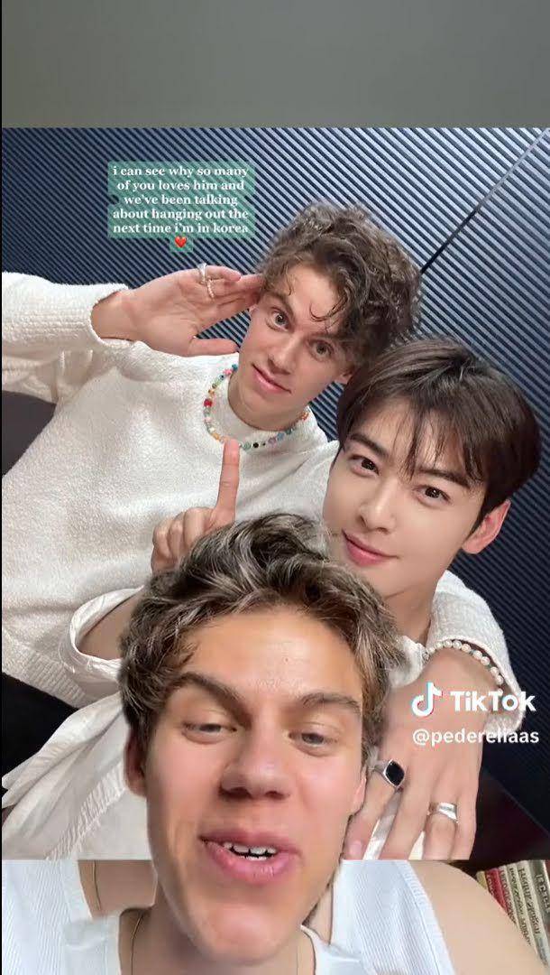 Peder Elias ungkap dapat DM dari Cha Eun Woo (tiktok.com/pedereliaas)