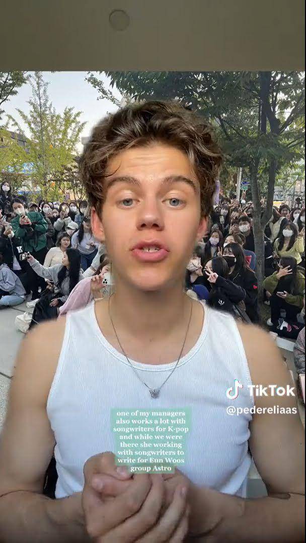 Peder Elias ungkap dapat DM dari Cha Eun Woo (tiktok.com/pedereliaas)