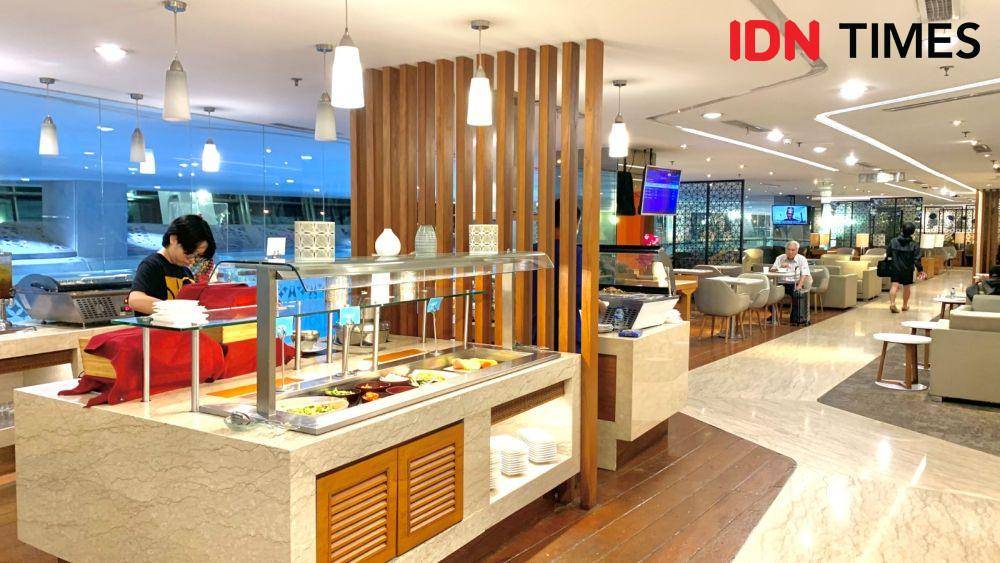 Suasana lounge Garuda Indonesia di Terminal 3 Soekarno-Hatta (IDN Times/Dewi Suci)