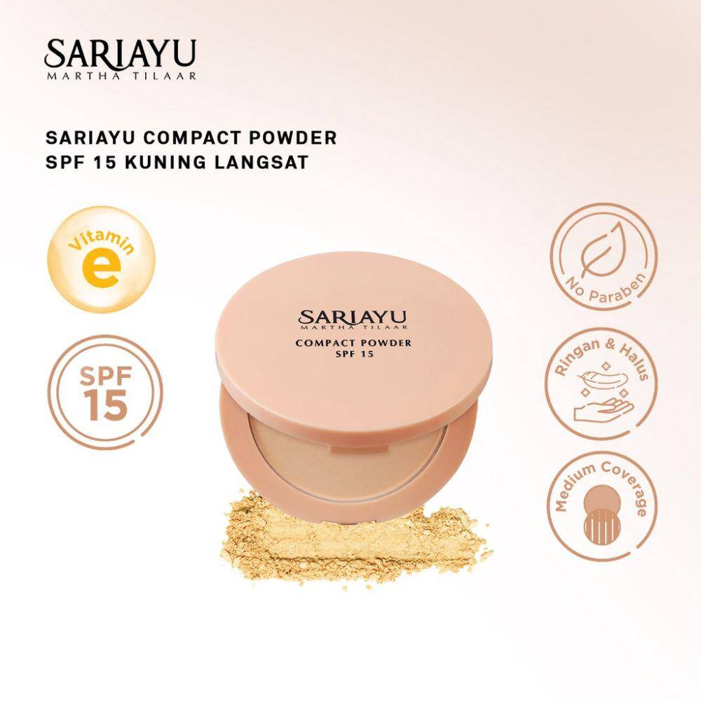 Sariayu Compact Powder SPF 15 (shopee.co.id/sariayu_marthatilaar)