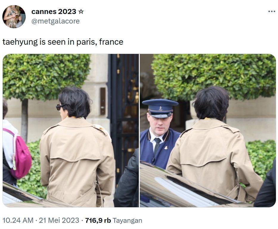 V BTS di Paris (Twitter.com/metgalacore)