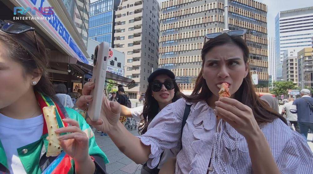 Nagita di pasar ikan Jepang (YouTube.com/Rans Entertainment)