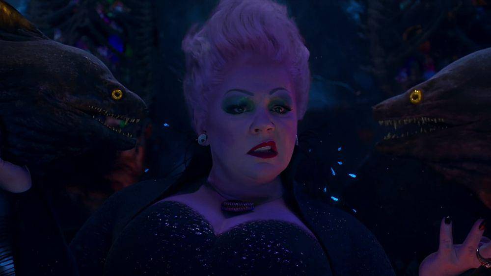 Ursula menyanyikan lagu "Poor Unfortunate Souls" di cuplikan film The Little Mermaid (2023). (dok. Walt Disney Studios/The Little Mermaid)