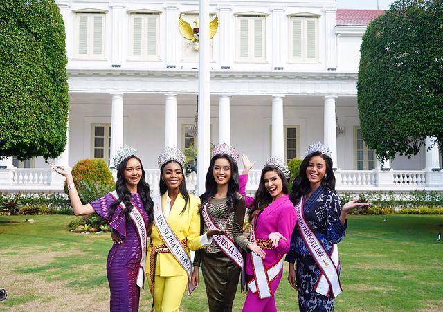 Potret Finalis Puteri Indonesia 2023 di Istana Kepresidenan (Instagram.com/officialputeriindonesia)