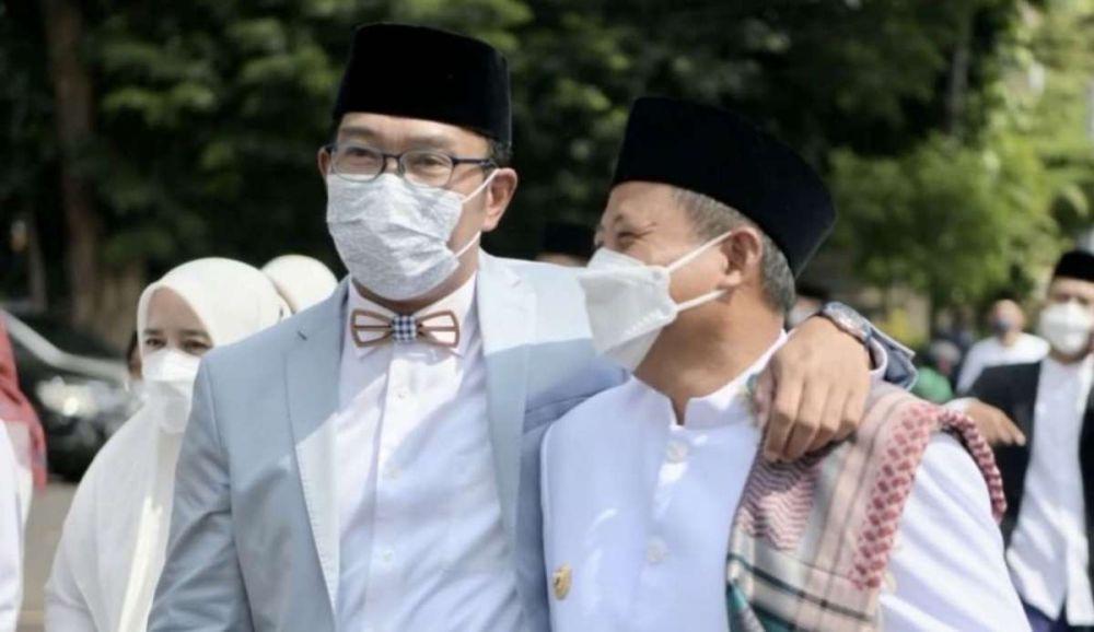 Ridwan Kamil dan Uu Ruzhanul Ulum Raih Penghargaan dari PWI Jabar