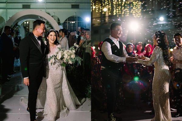 8 Potret Resepsi Pernikahan Fay Nabila, Romantis Bertema Garden Party