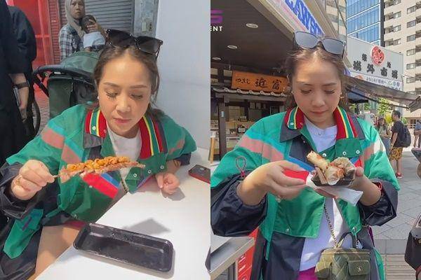 Nagita di pasar ikan Jepang (YouTube.com/Rans Entertainment)
