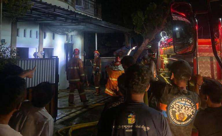 Diduga Korsleting, Gudang Milik Warga Banguntapan Bantul Terbakar