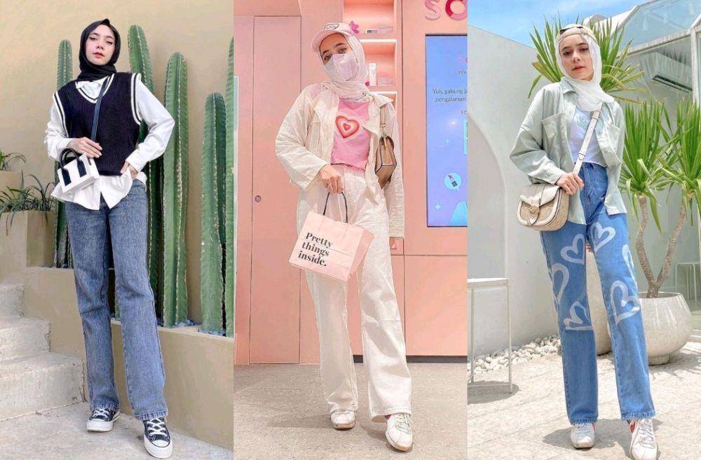 Ootd hijab ala Korea (instagram.com/veraniqueputrys)