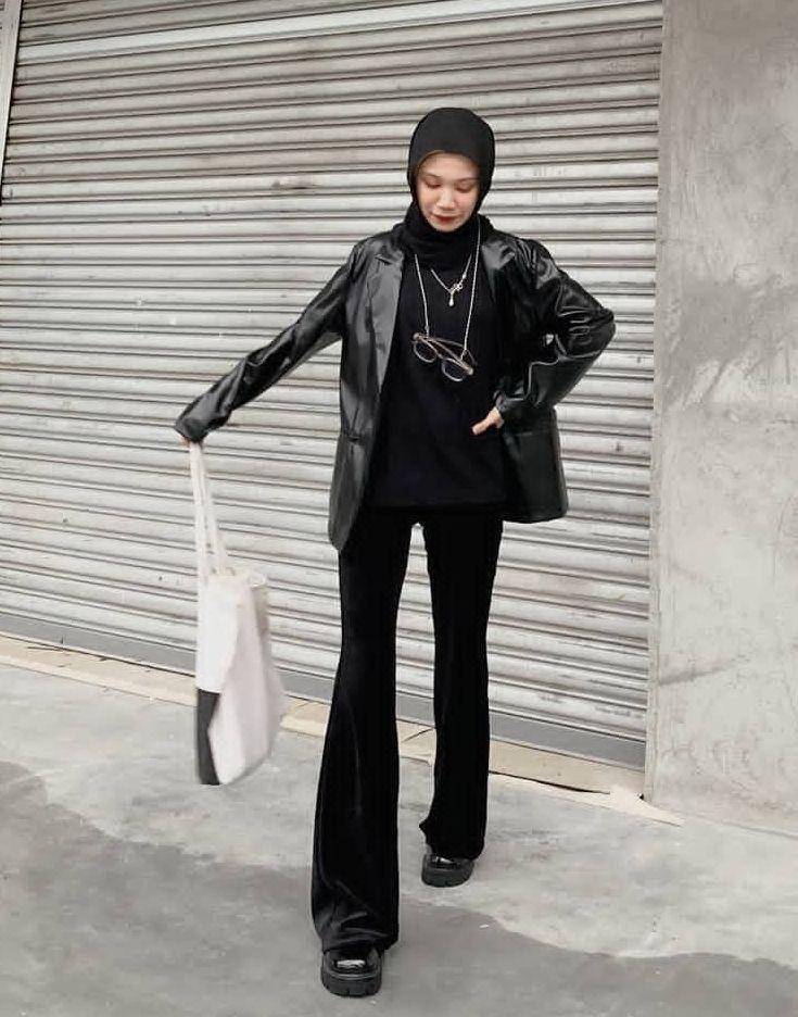 Ootd formal hijab boyish (instagram.com/hidayah.gn)