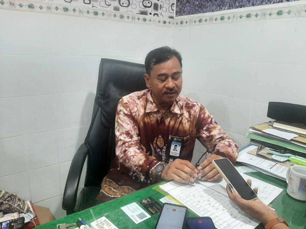 Kepala Seksi penyelenggaraan haji Kemenag Kota Banjarmasin, Zainal Muttaqin.