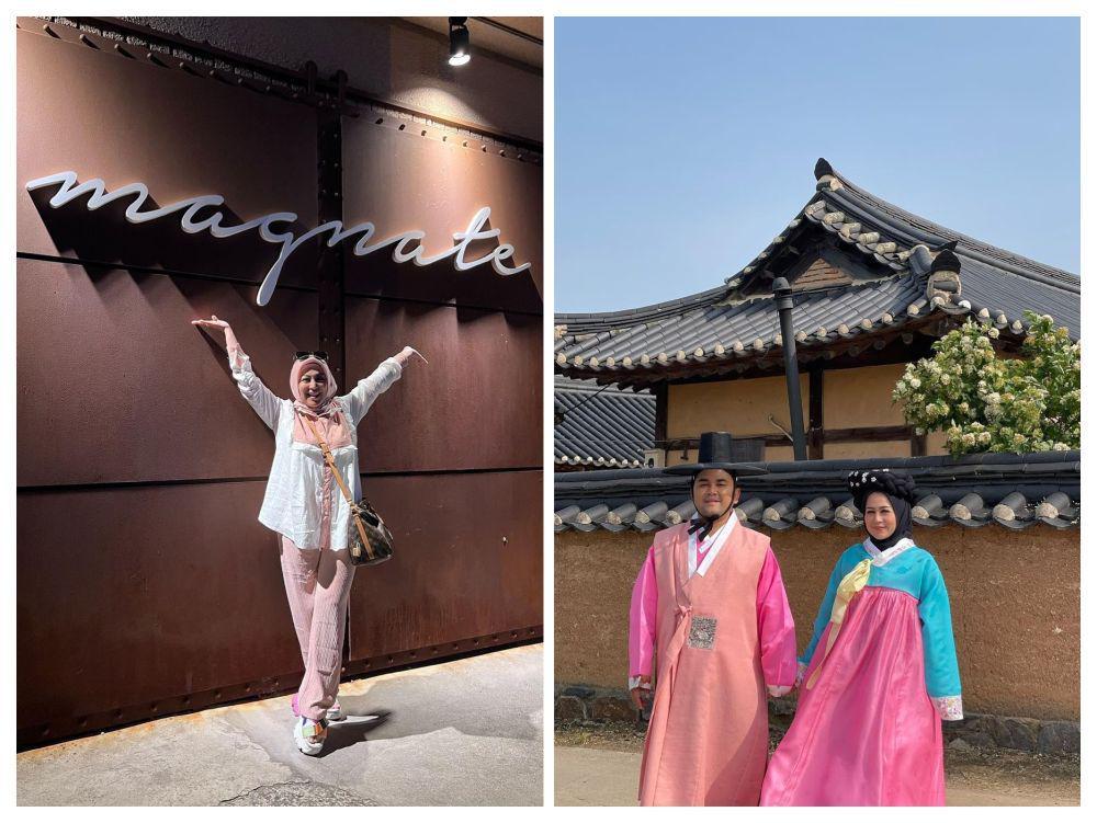 10 Potret Shanty Denny di Korea Selatan, Kerja Sambil Liburan!