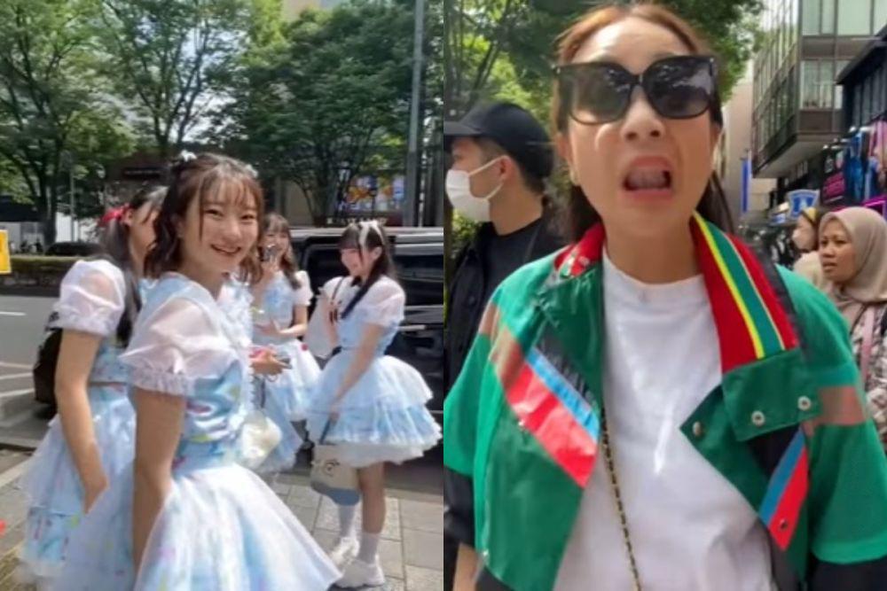 7 Momen Nagita Ditolak Foto Bareng sama Idol Group Jepang