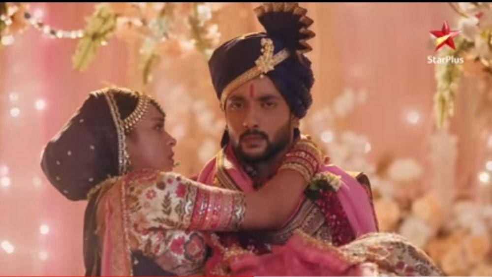 Potret pernikahan Aryan dan Imlie (youtube.com/StarPlus)