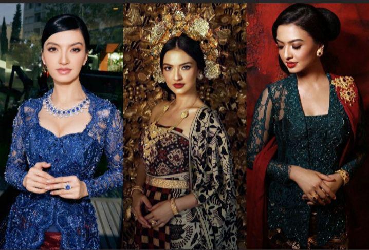 8 Potret Anggun Raline Shah Mengenakan Berbagai Busana Khas Indonesia