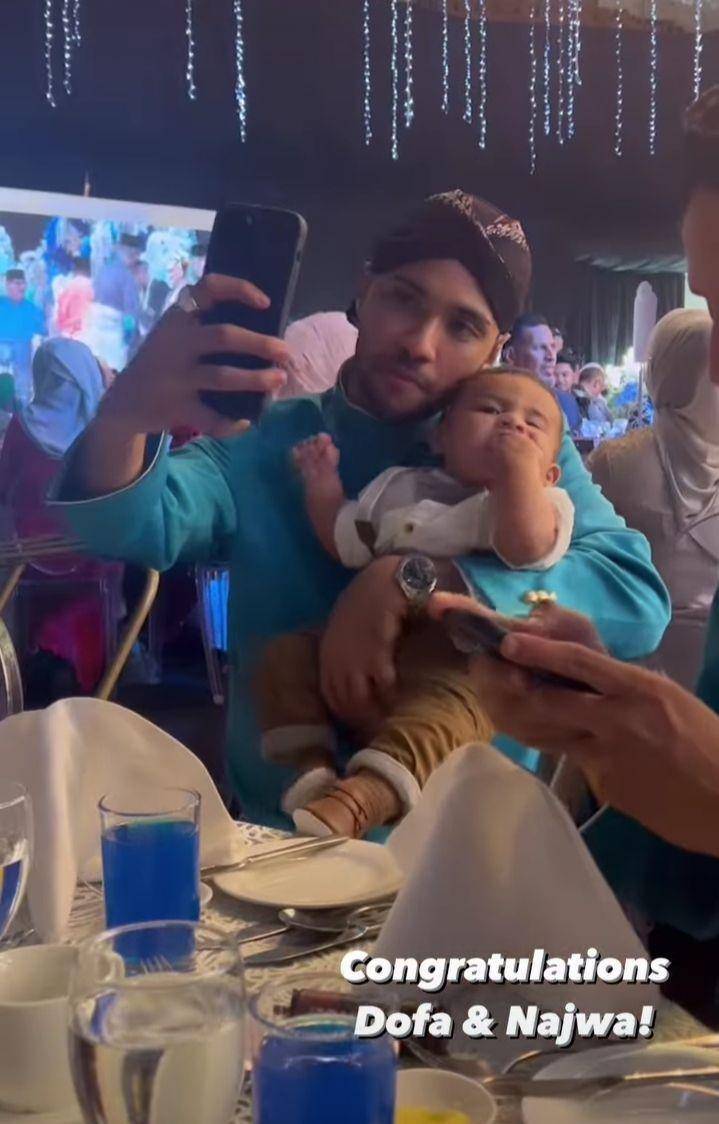 potret Refal Hady jadi pagar bagus (instagram.com/claurakiehl)