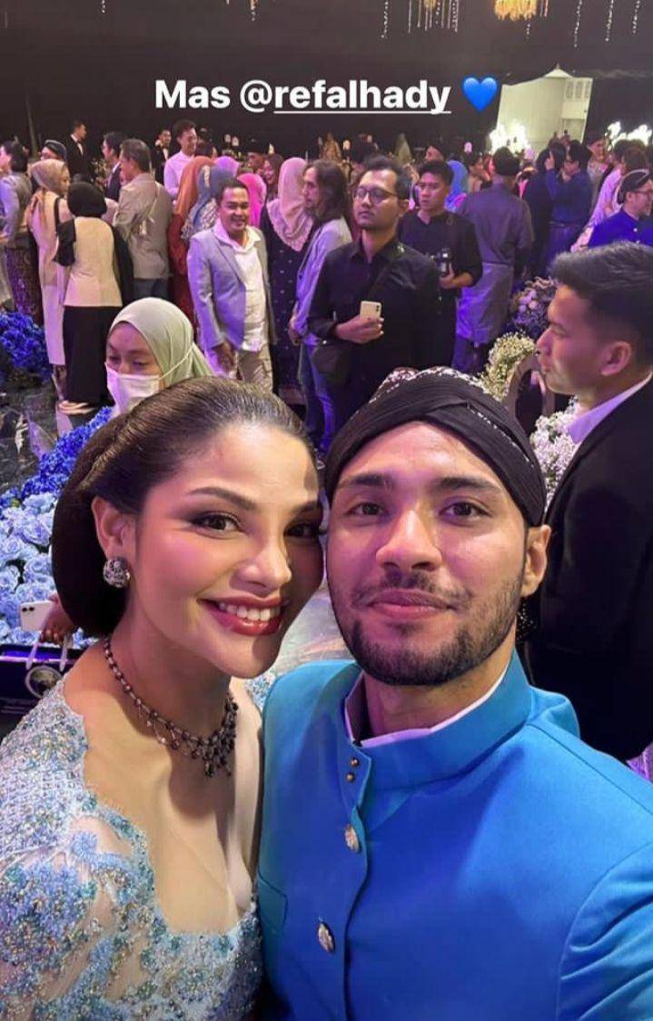 potret Refal Hady jadi pagar bagus (instagram.com/tengkunadiraadn )