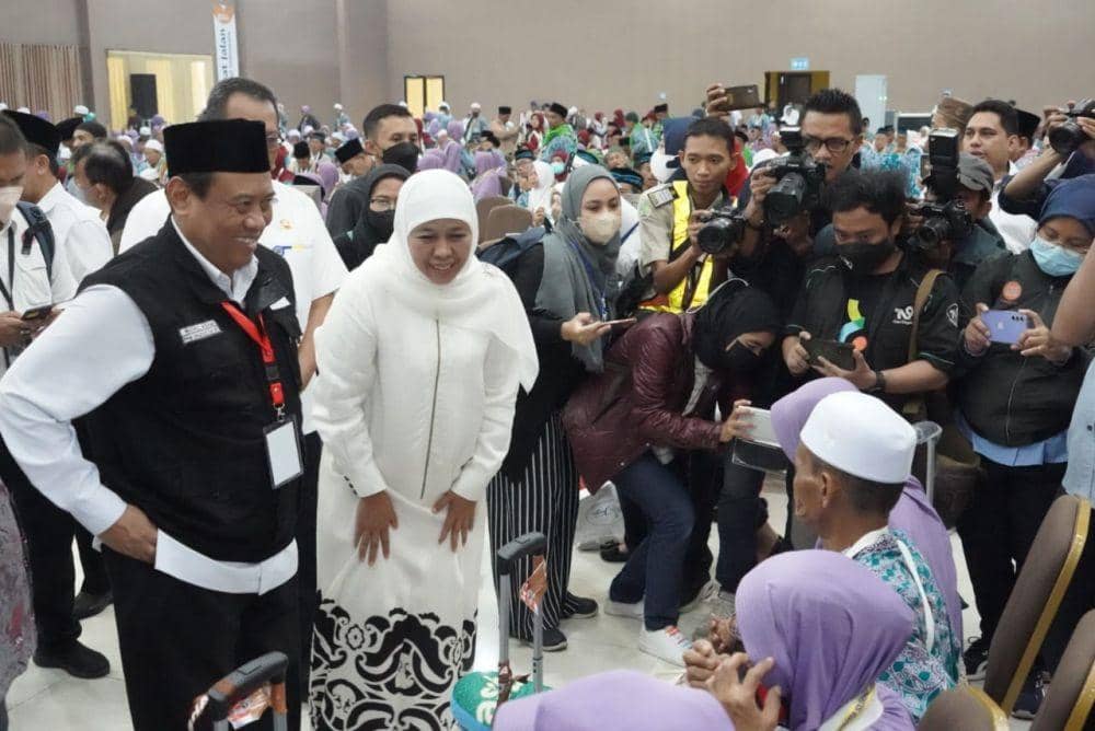 445 CJH Bangkalan Terbang ke Tanah Suci, Tertua 96 Tahun